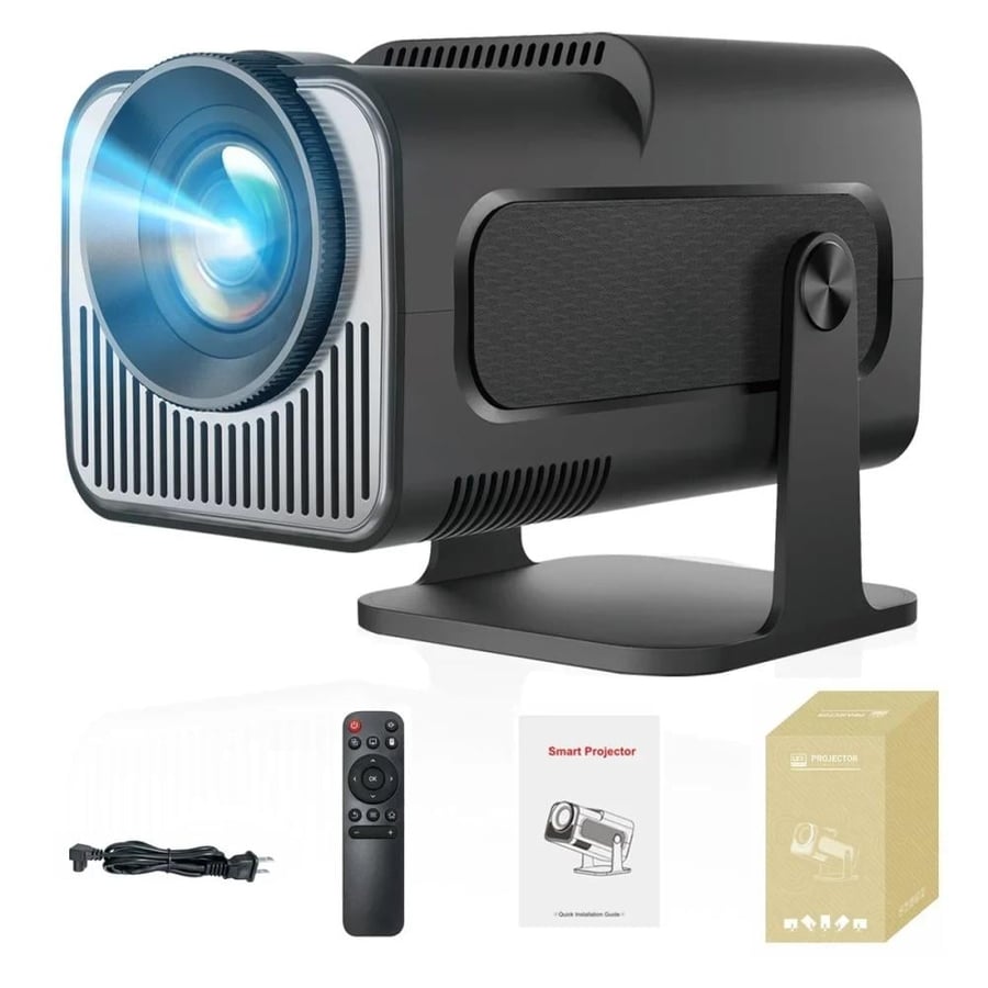 جهاز عرض 4K بنظام أندرويد 11 بدقة أصلية 1080P و390ANSI HY320 مع واي فاي مزدوج 6 وبلوتوث 5.0