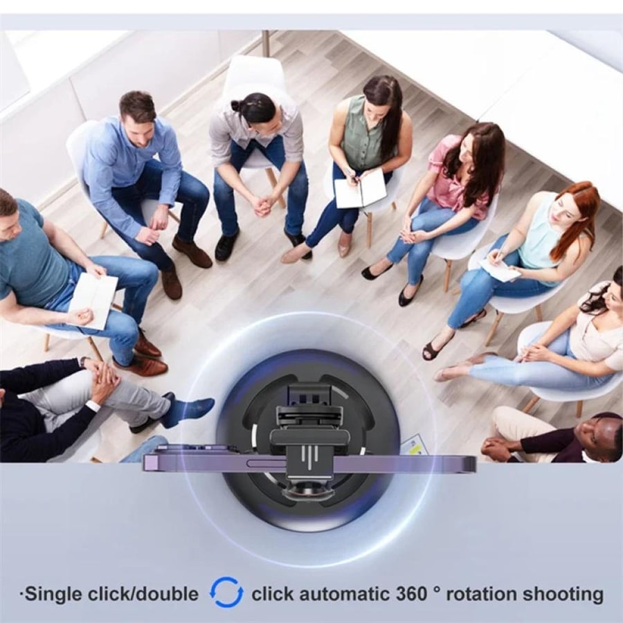 FANGTUOSI Stabilizer تتبع الوجه الذكي مع حامل هاتف خفيف قابل للإزالة عصا سيلفي لاسلكية حامل ثلاثي القوائم