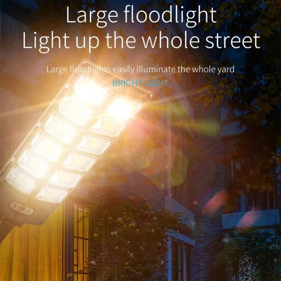 LED السوبر مشرق في الهواء الطلق تعمل بالطاقة الشمسية مصباح مقاوم للماء محس حركة الإنسان