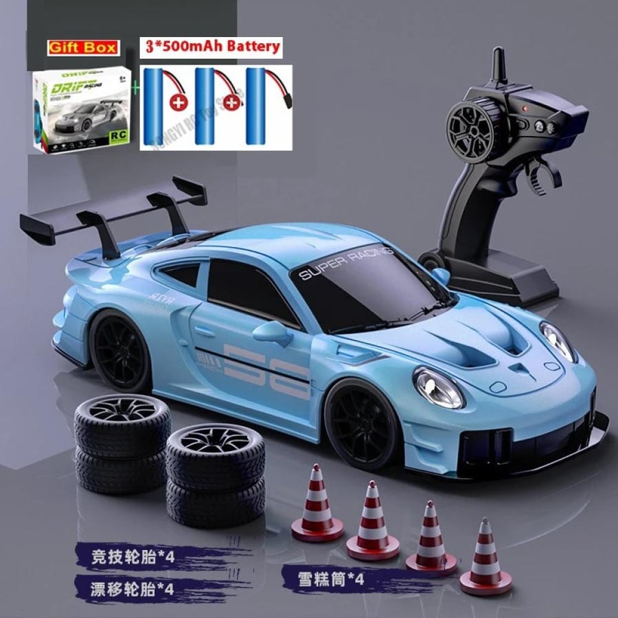 سيارة سباق درفت بالتحكم عن بعد GT3 RS بمقياس 1:24 عالية السرعة