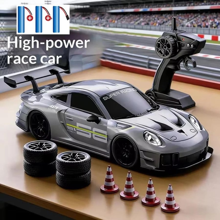سيارة سباق درفت بالتحكم عن بعد GT3 RS بمقياس 1:24 عالية السرعة