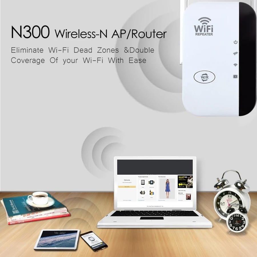 مكرر لاسلكي  WIFI Mbps  عن بعد Wifi مكبر صوت 11N