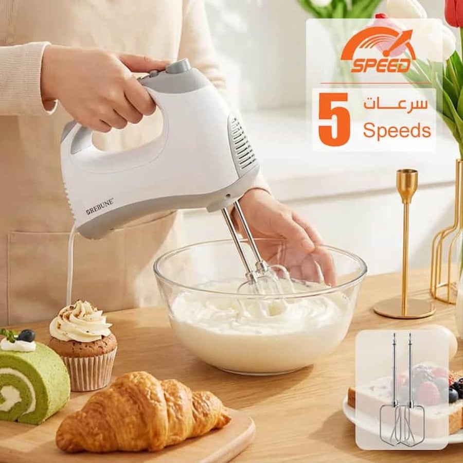 مضرب بيض 5 سرعات