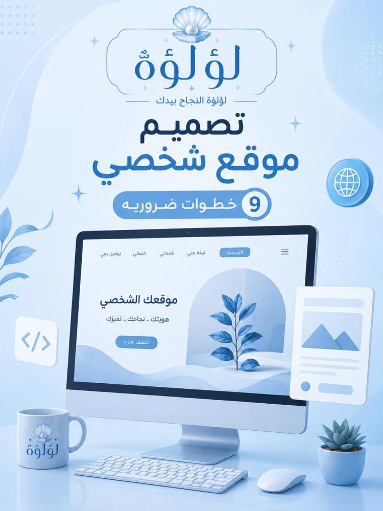 تصميم موقع شخصي