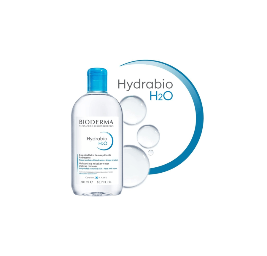 مزيل مكياج بماء الميسيلار هيدرابيو H2O المرطب من بيوديرما - 500 مل