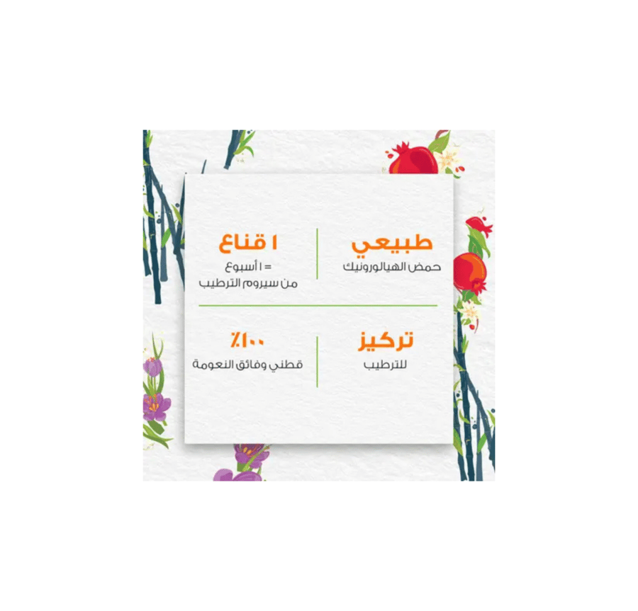 هيمالايا قناع ورقي للوجه من أزهار جبال الألب ورمان 30 مل