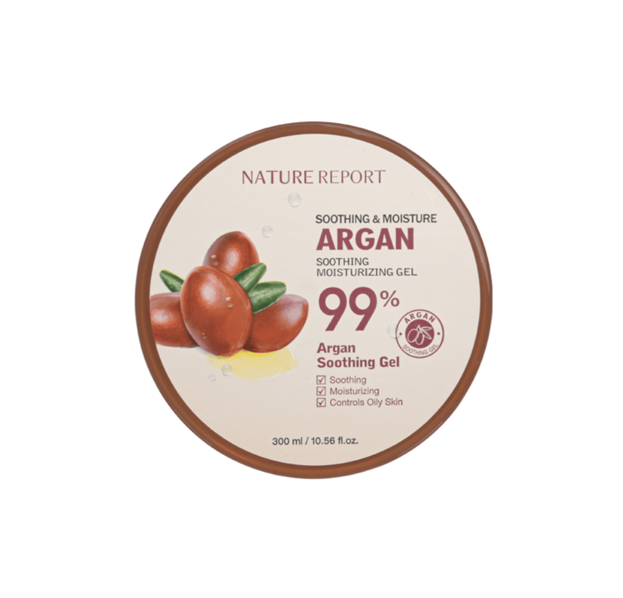Pure natural argan moisturizer and calming from Nature Report - 300ml