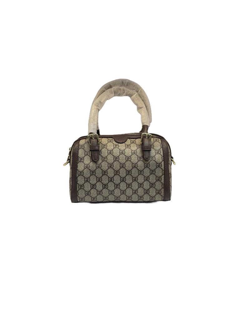 Women's bag dark brown gray