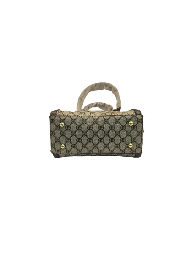 Women's bag dark brown gray