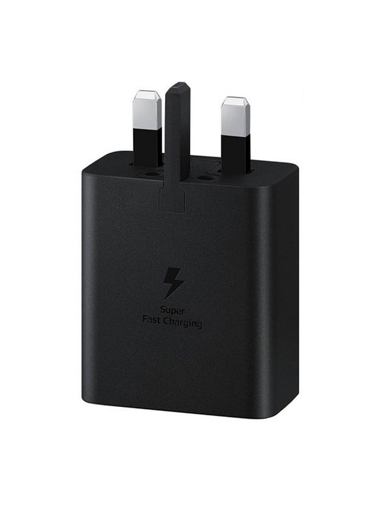 شاحن سامسونج 45 واط مع كابل USB-C 5A بطول 1.8 متر للشحن السريع الفائق للأجهزة المتوافقة