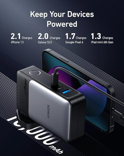 شاحن وباور بانك انكر Anker™ 733 Power Bank 65W