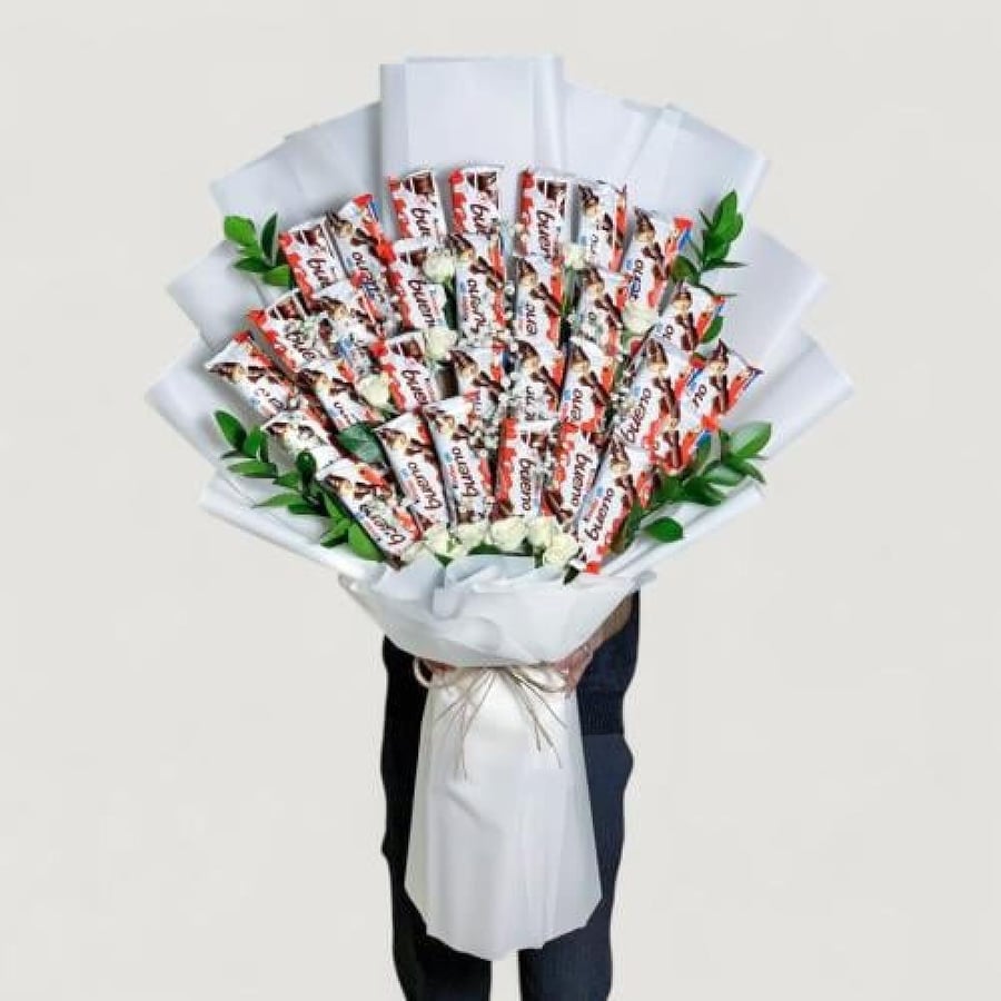 ورد وشوكولاتة