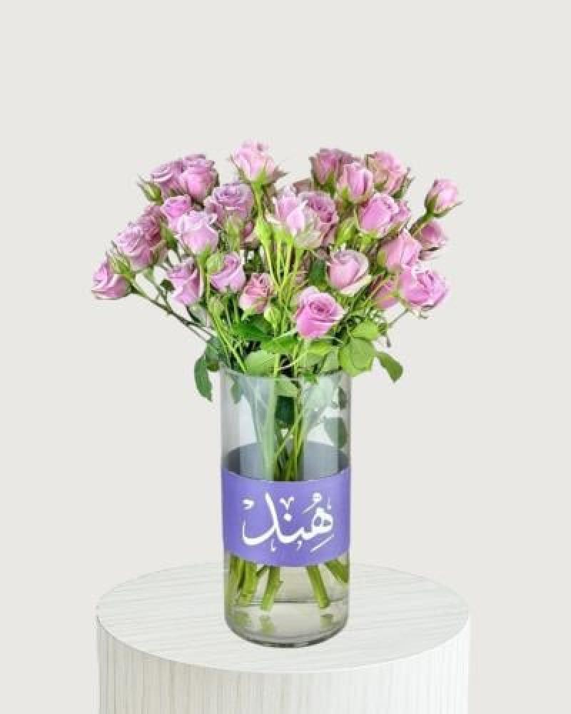 فازة ورد طبيعي