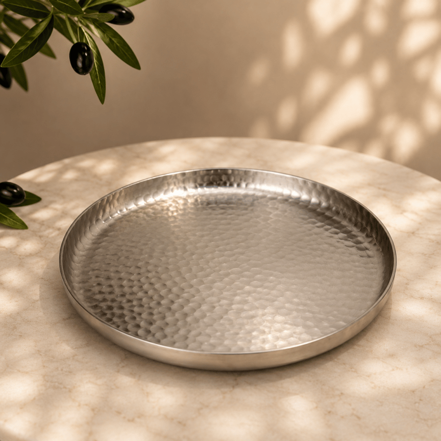 Indian aluminum incense burner set