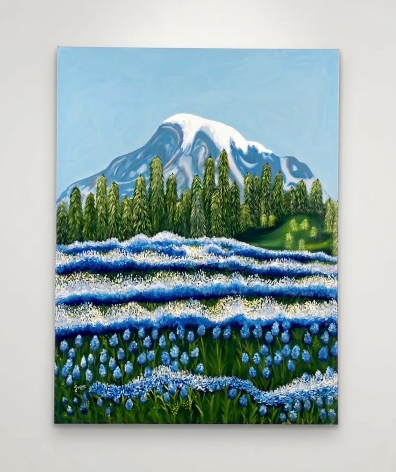Lavender summit ( 120 x 90 )