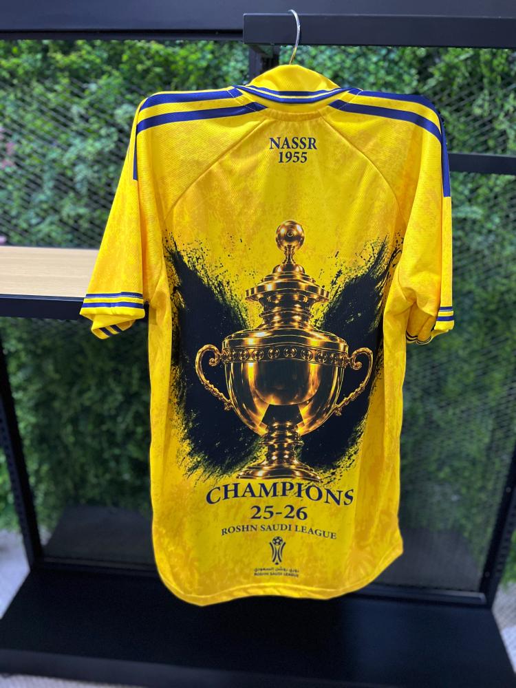 تيشيرت خاص بتتويج النصر بالدوري 2026
