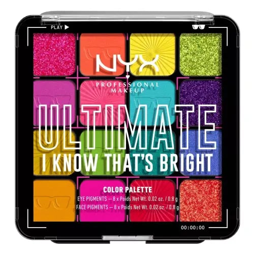 نيكس لوحة ظلال العيون Ultimate Shadow من NYX - I Know That's Bright