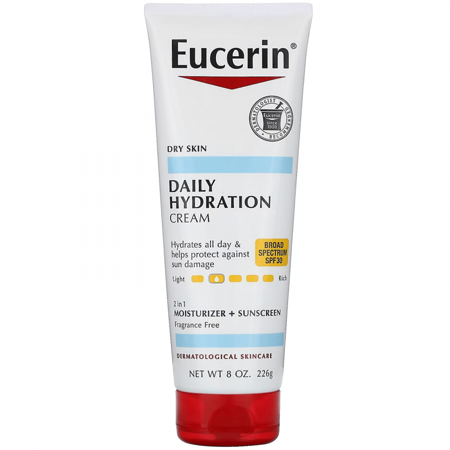يوسيرين كريم الترطيب اليومي بمعامل حماية من الشمس 30 SPF (226 جرام)