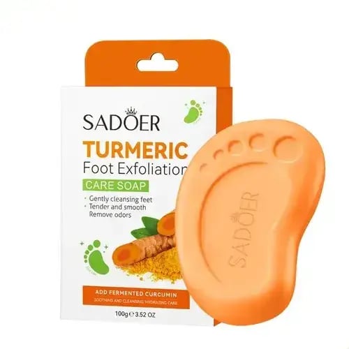 SADOER صابون تقشير القدمين بالكركم 100 جم NO.SD78142