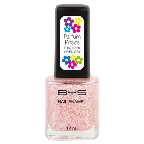 طلاء أظافر Parfum Posies على شكل تاج الزهور BYS