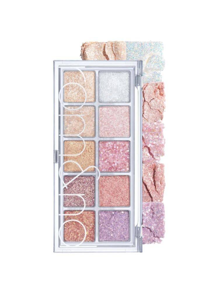 مجموعة ظلال العيون ذا سيكريت جاردن 10 الوان من روماند - 00 | LIGHT &amp; GLITTER GARDEN