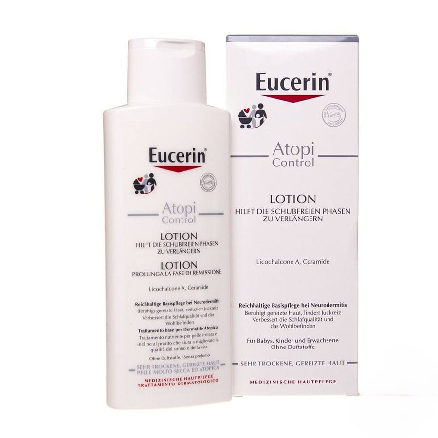 لوشن الجسم AtopiControl من Eucerin لوشن الجسم للجنسين 250 مل
