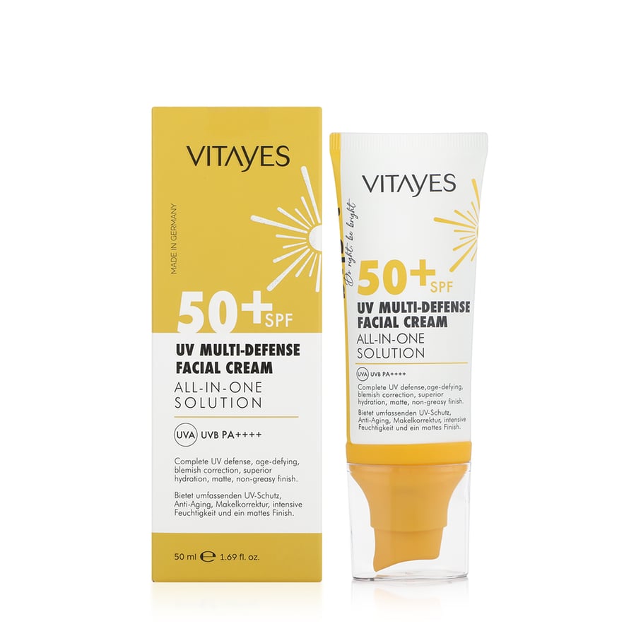 فيتايس بيرفكتور واقي الشمس SPF 50+ المرطب عالي الحماية متعدد الوظائف - 50 مل