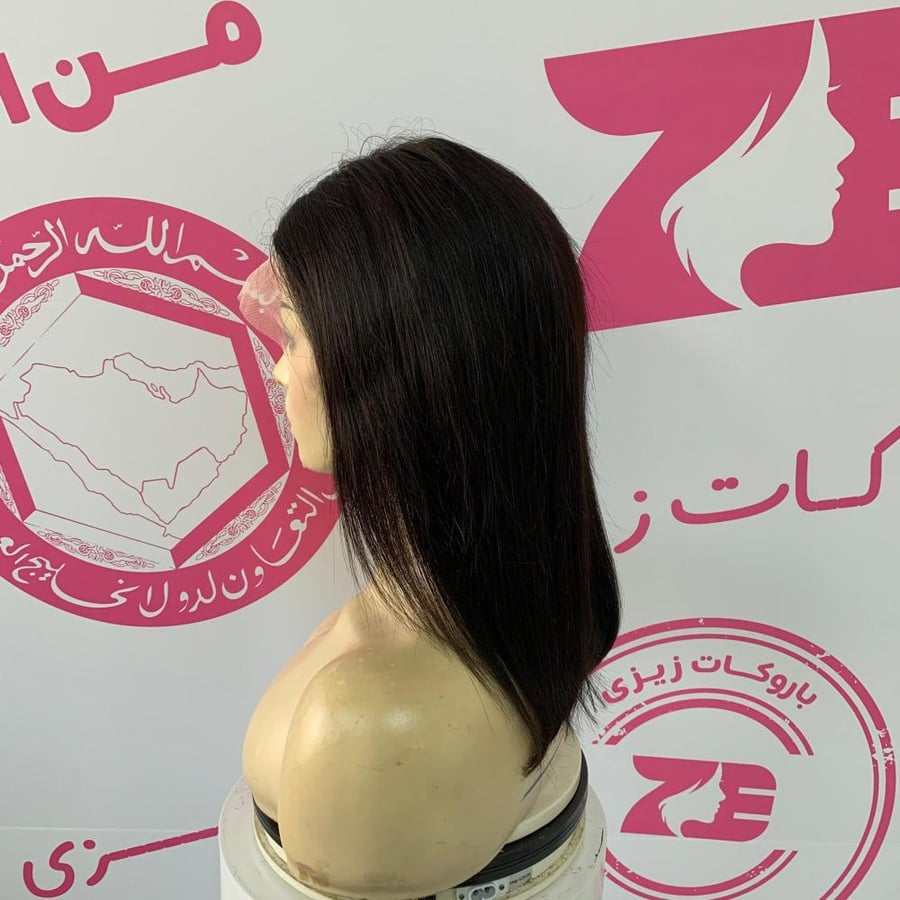 باروكه شعر طبيعي 12أنش جذور أمامية فروة دانتيل كثافه 130%