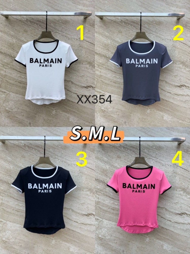تي شيرت نسائي ماركة ‏Balmain