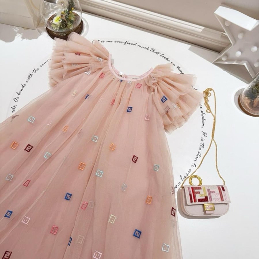فساتين اطفال ماركة Fendi & Dior & Gucci
