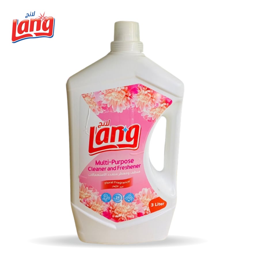 لانج منظف ومعطر الأرضيات برائحة عبير الأزهار - 3 لتر