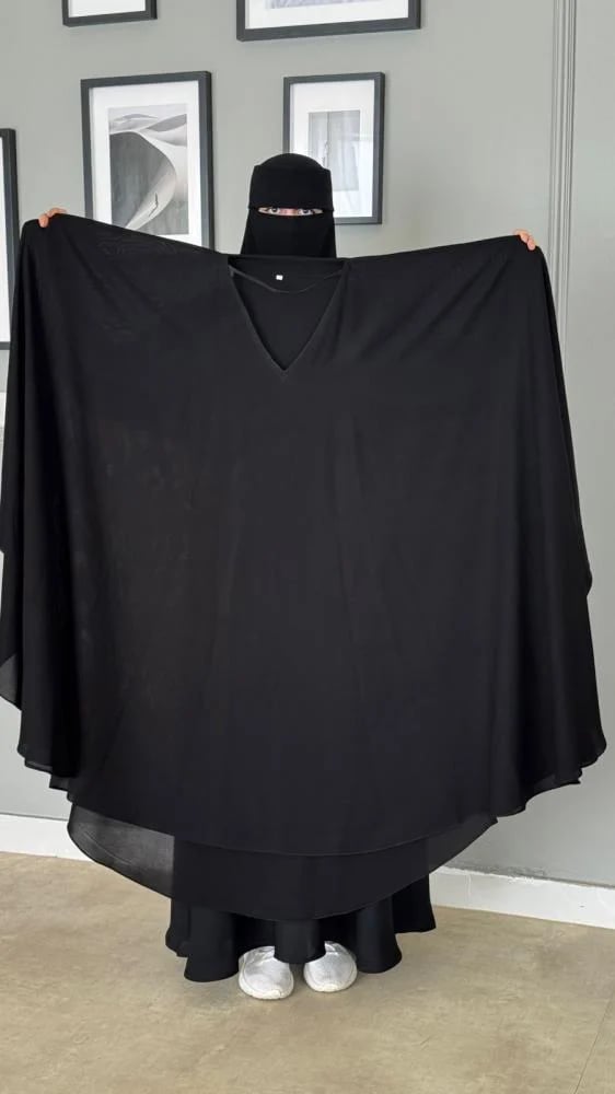 Abaya package + veil + niqab with embroidery