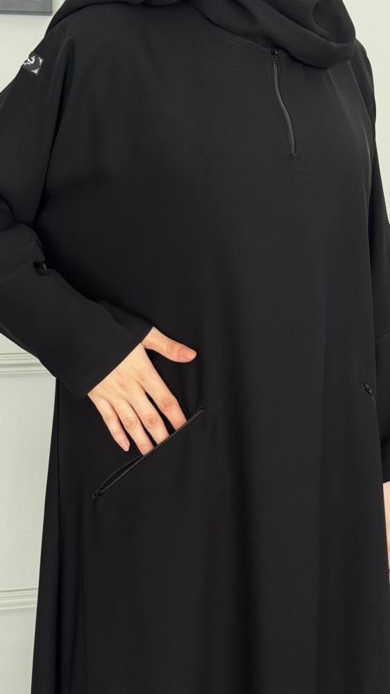 Abaya package + veil + niqab with embroidery