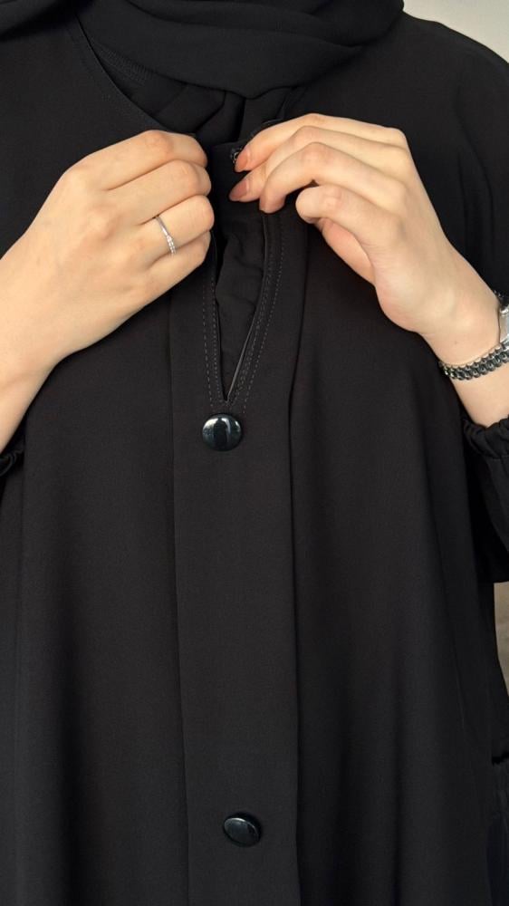 عبايه بجيوب اماميه