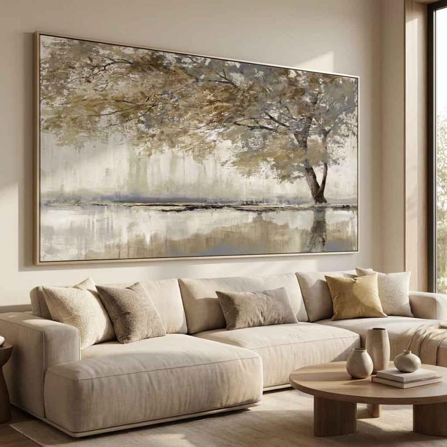 Abstract tree art paintings modern design