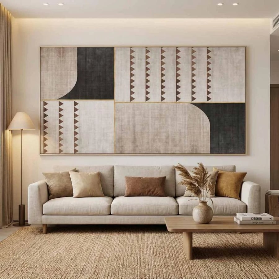 لوحات فن تجريدي تصميم عصري