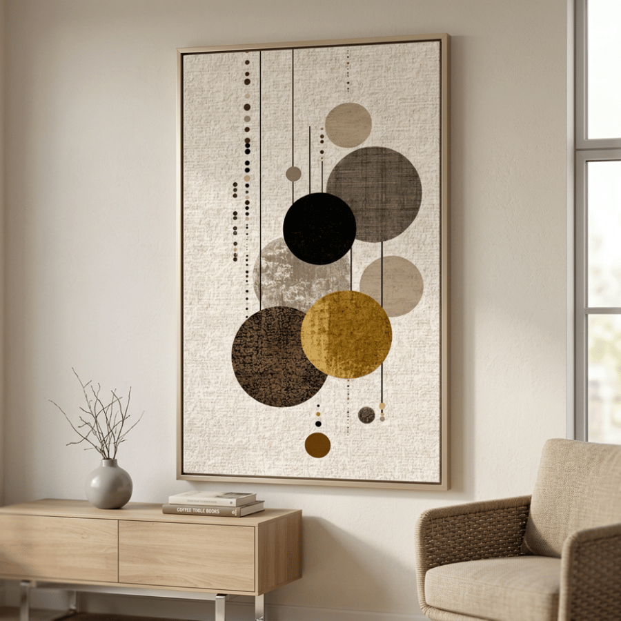 Abstract art paintings modern design
