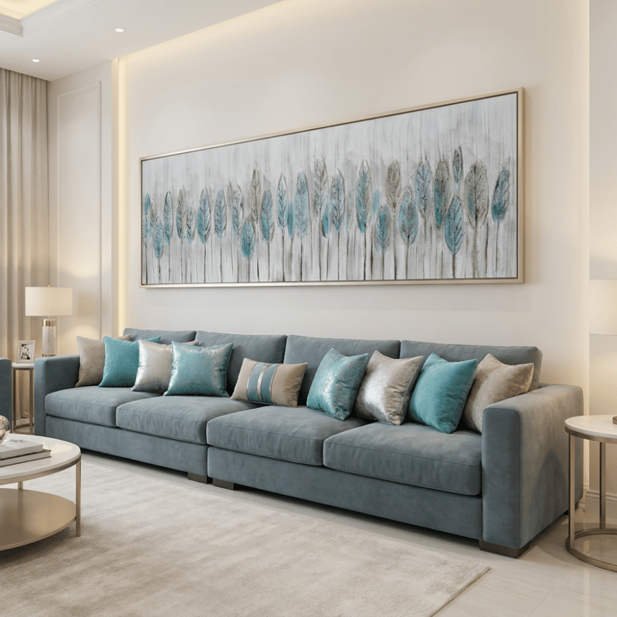 لوحات ورد فن تجريدي تصميم عصري