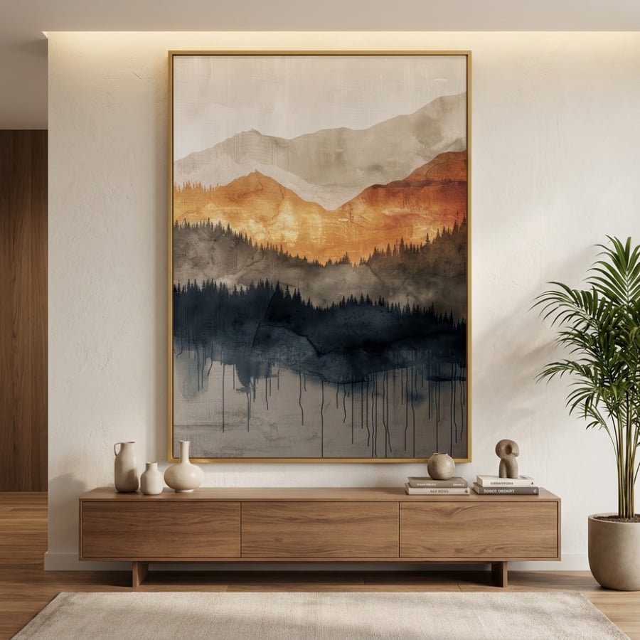 لوحات فن تجديدي تصميم عصري