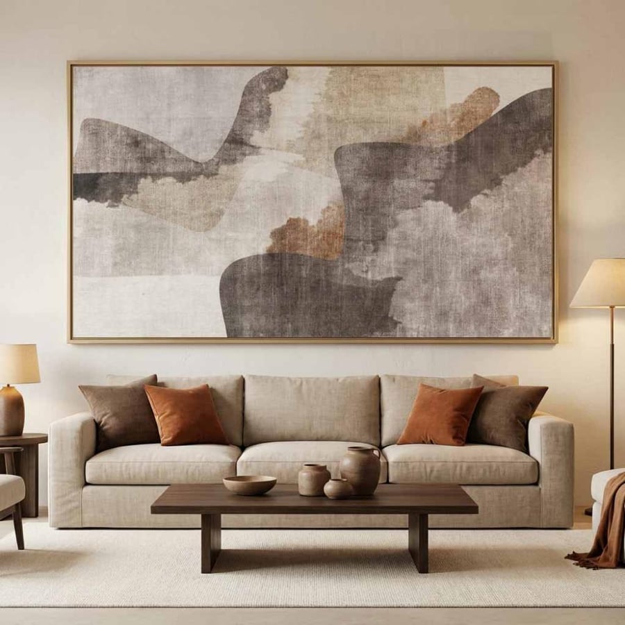 Abstract art paintings modern design