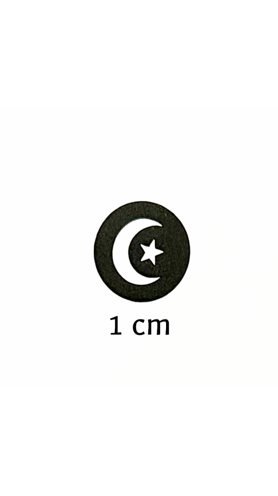 ستيكر هلال ونجمة (4 ستيكرات)