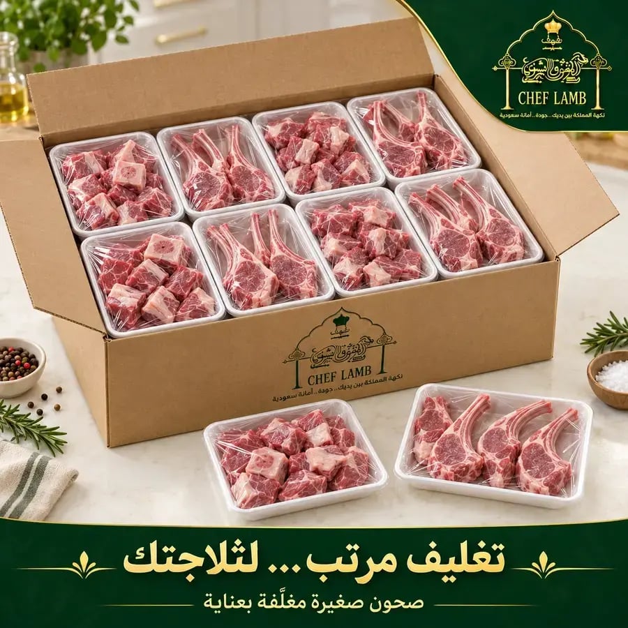 ذبيحة خروف نعيمي بلدي جذع جبر طازجة 23–25 كجم