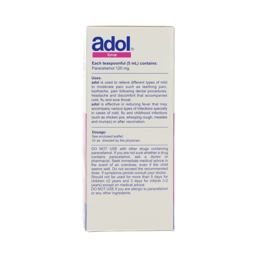 ADOL 120ML SYRUP