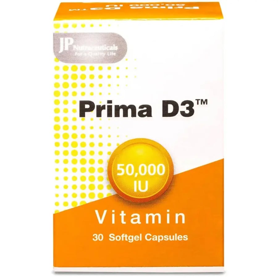 PRIMA D3 50 000 I.U SOFTGEL 30 CAP
