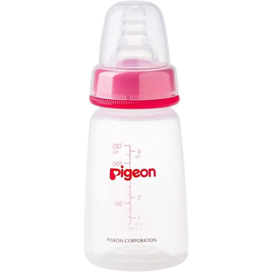 PIGEON PLASTIC FEEDING BOTTLE 120 ML