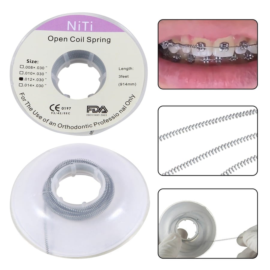 Orthodontic Niti Open Coil Spring