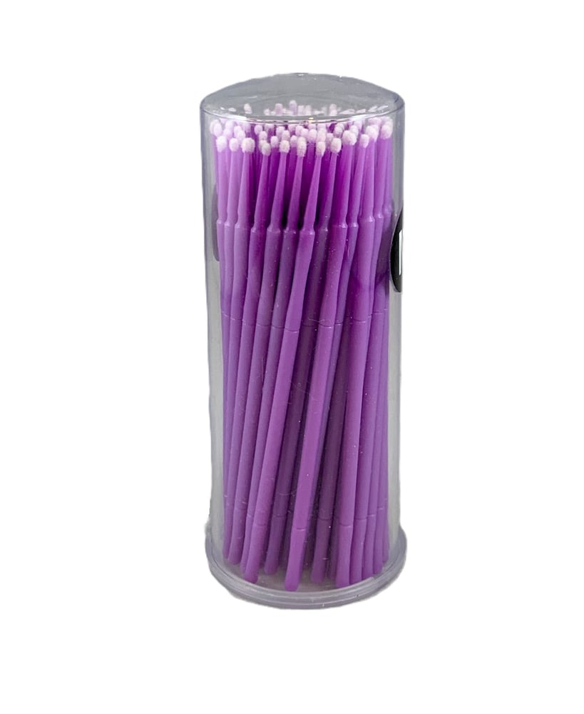 MICRO BRUSH APPLICATOR ULTRA FINE PURPLE P/K 100