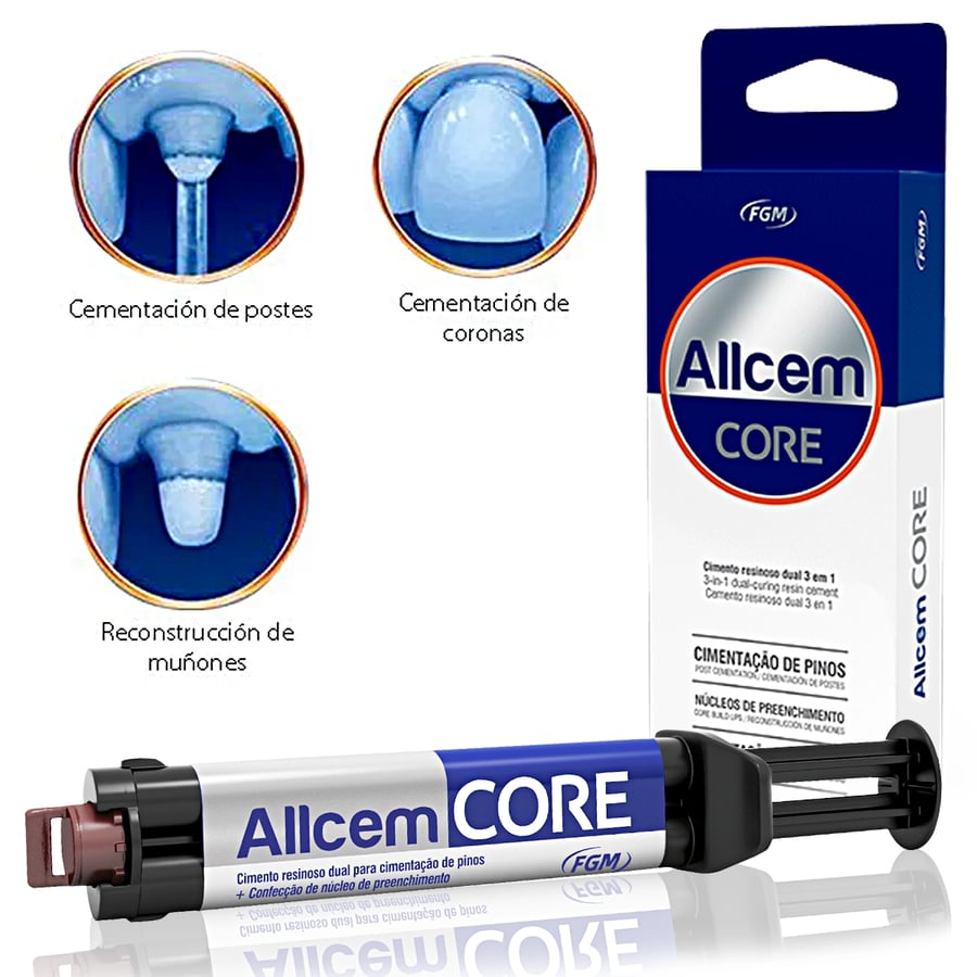 FGM Allcem Core – 3 in 1 dual curing resin cement A2