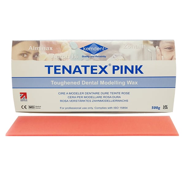 KEMDENT TENATEX  Eco Modelling Wax Pink 500g