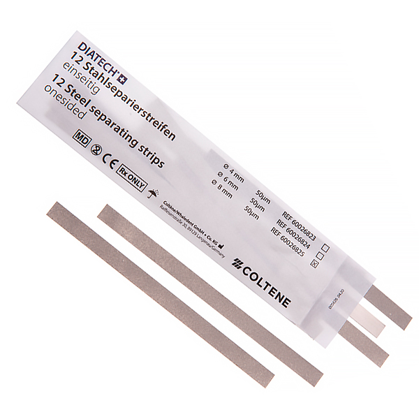 Coltene Metal Steel Strips Single side p/k 12